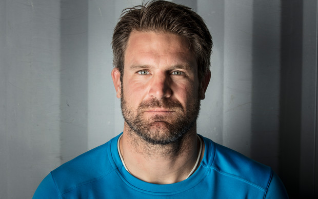 Simeon Tienpont in a blue T-shirt