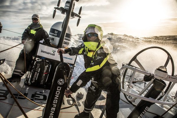 Leg 4, Melbourne to Hong Kong, on board Dongfeng. Credit: Martin Keruzore/Volvo Ocean Race 