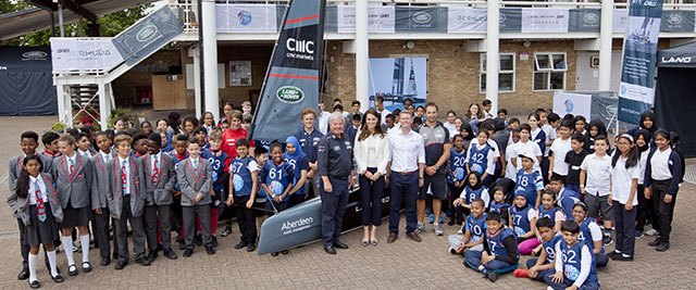 Duchess of Cambridge, 1851 Trust meet with London schoolchildren