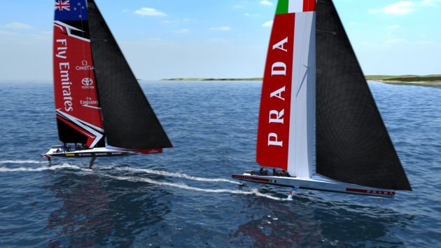 Emirates Team New Zealand new foiling monohull for the America's Cup