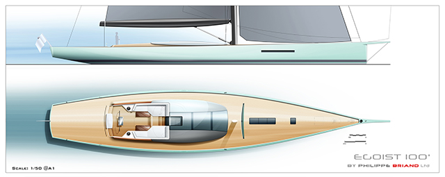 Deck plan of superyacht Egoist