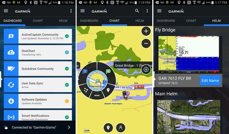 Garmin ActiveCaptain app