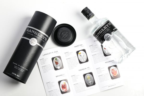 Bottle of Langley No. 8 Gin