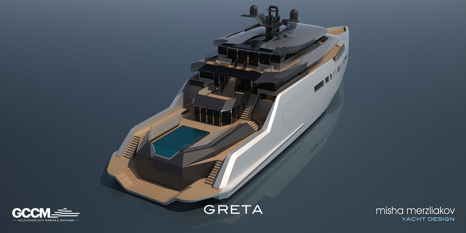 Misha Merzliakov Yacht Designs Greta Trimaran