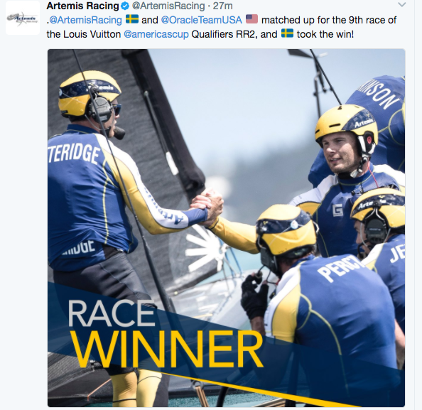 artemis racing america's cup